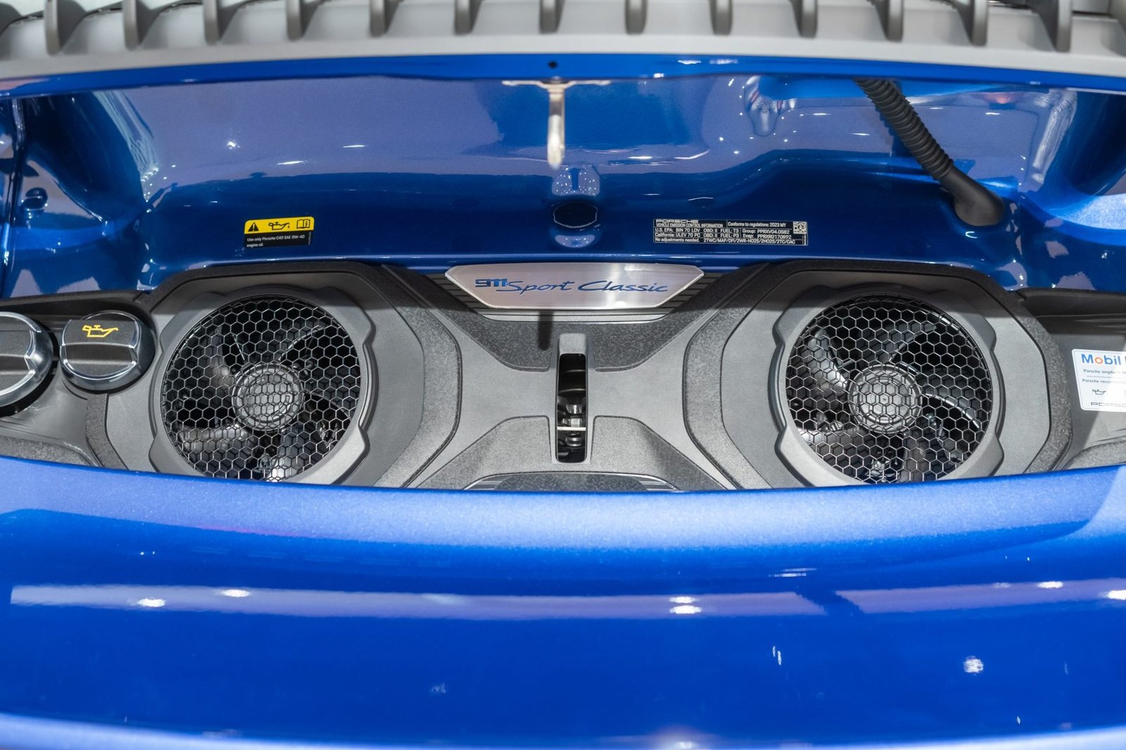 608-Mile, Cobalt Blue Metallic 2023 Porsche 911 Sport Classic photo 7