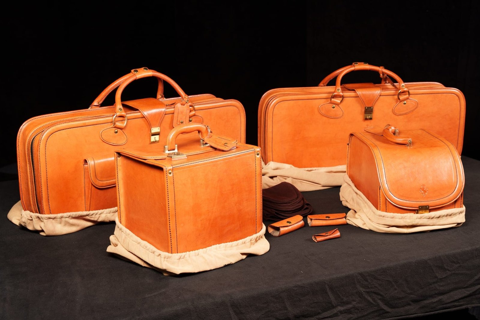 Four-Piece Ferrari 328 Luggage Set by Schedoni photo 2