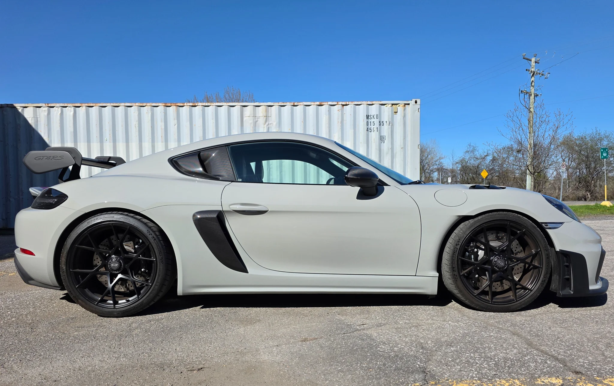 PTS Fashion Grey 2024 Porsche 718 Cayman GT4 RS Weissach Package photo 2